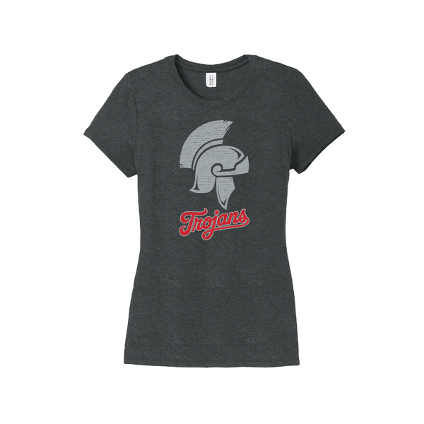 Concord Troy Trojans Ladies Tri Blend Tee