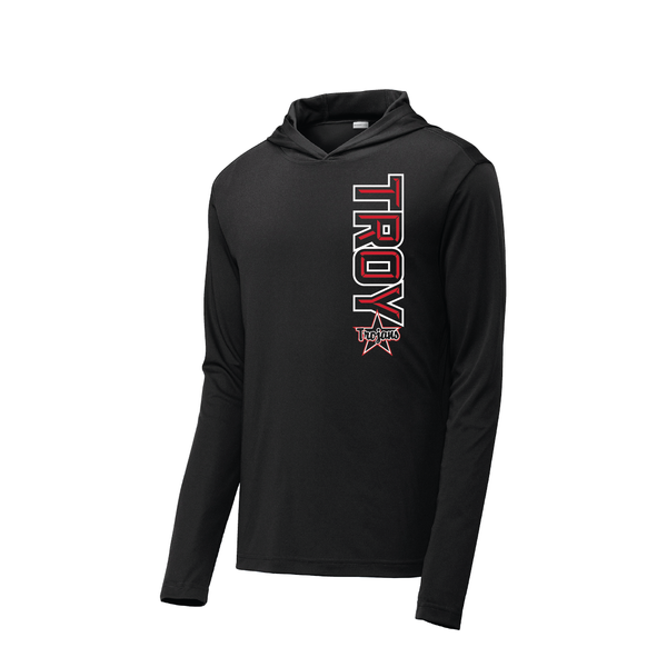 Concord Troy Vertical Dry Fit Long Sleeve Hooded Tee