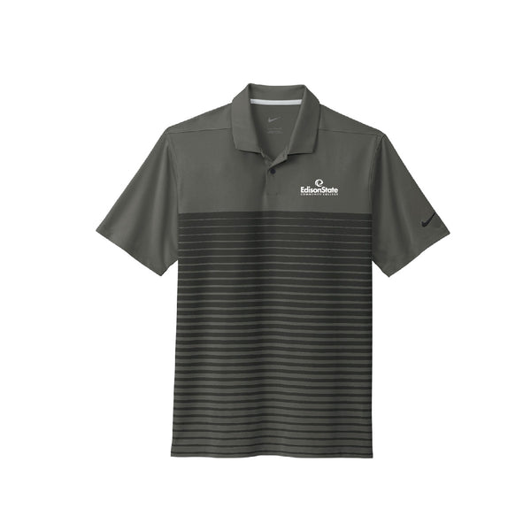 Edison State Nike Striped Polo