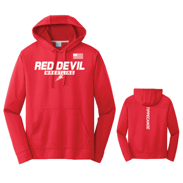 Tipp City Wrestling Dry Fit Hoodie