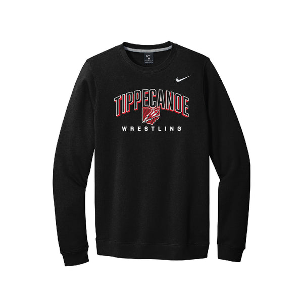 Tipp City Wrestling Nike Fleece Crewneck
