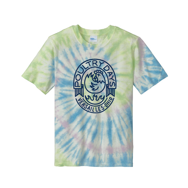 Poultry Days Roasted Chicken Tie Dye Tee